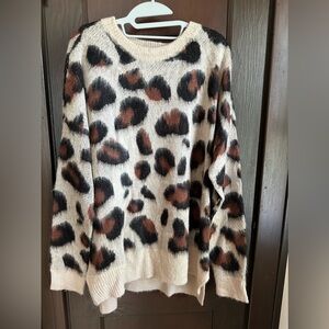 Staccato Leopard Sweater